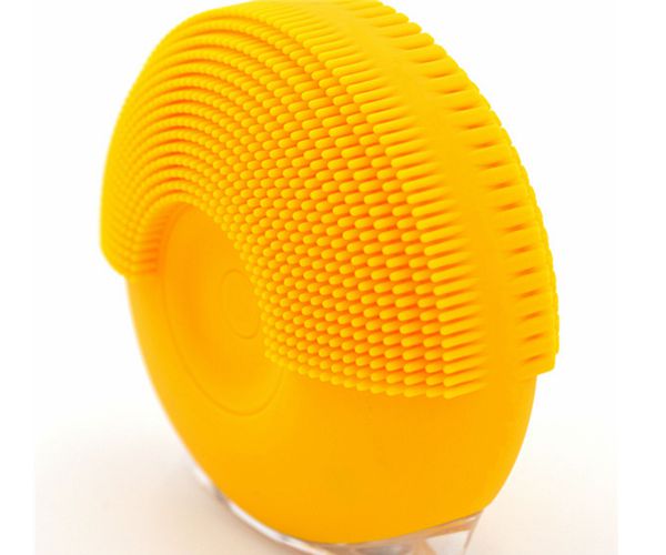 电动硅胶洁面仪，声波脸部按摩仪-硅胶刷