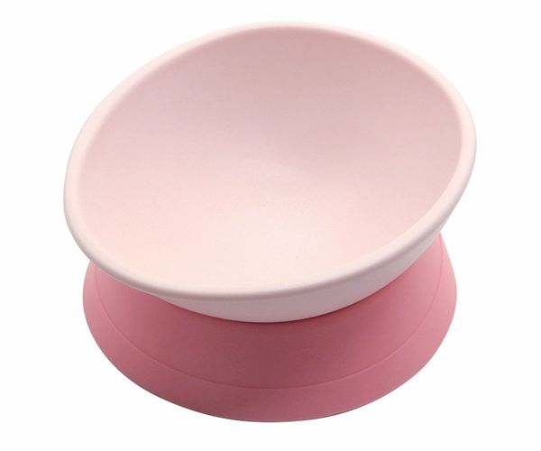 宝宝辅食吸盘硅胶碗，小孩防摔防滑吃饭碗